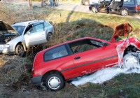 Groźny wypadek samochodowy w Rybinie