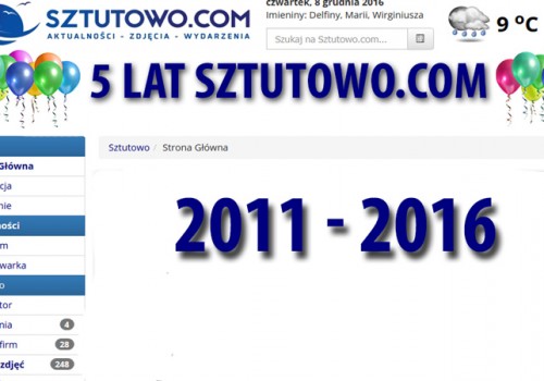 Sztutowo.com już 5 lat informuje o najważniejszych wydarzeniach w gminie Sztutowo