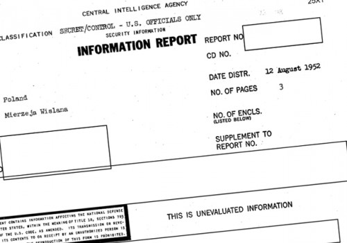Sztutowo pojawia się w odtajnionych dokumentach amerykańskich służb CIA