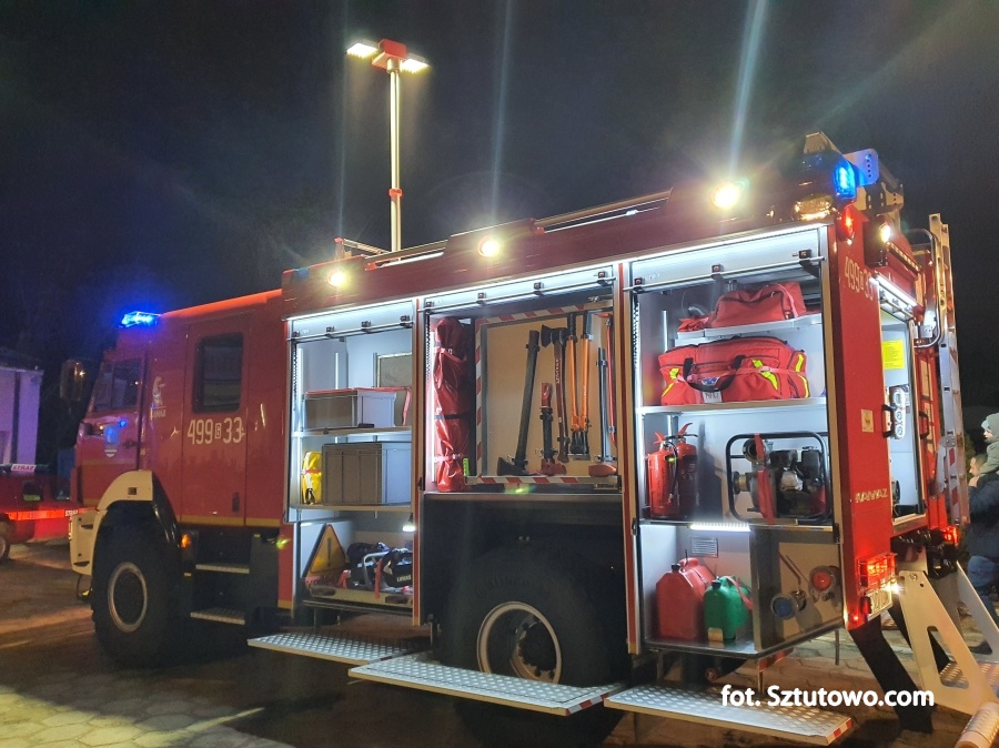Nowy wóz strażacki dla OSP Sztutowo, fot. 36/42